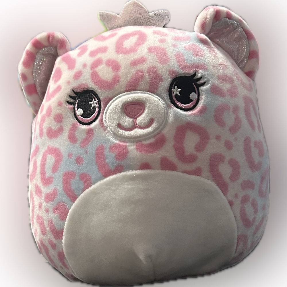 Squishmallow 8” Brandi Pink Cheetah Plush